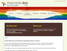 Tablet Screenshot of malerfachbetrieb-hannover.de